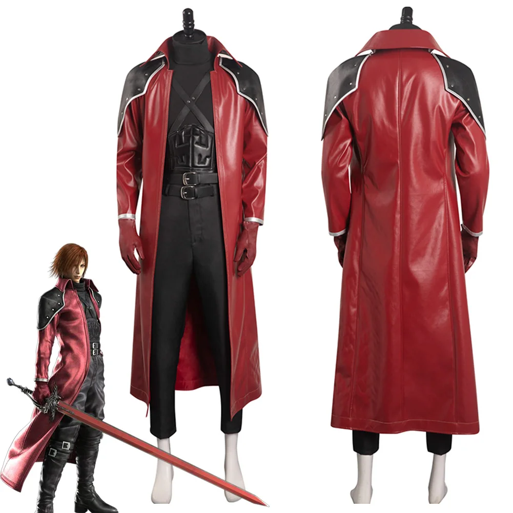 

Crisis Core - Final Fantasy VII Reunion Genesis·Rhapsodos Cosplay Costume Outfits Halloween Carnival Suit