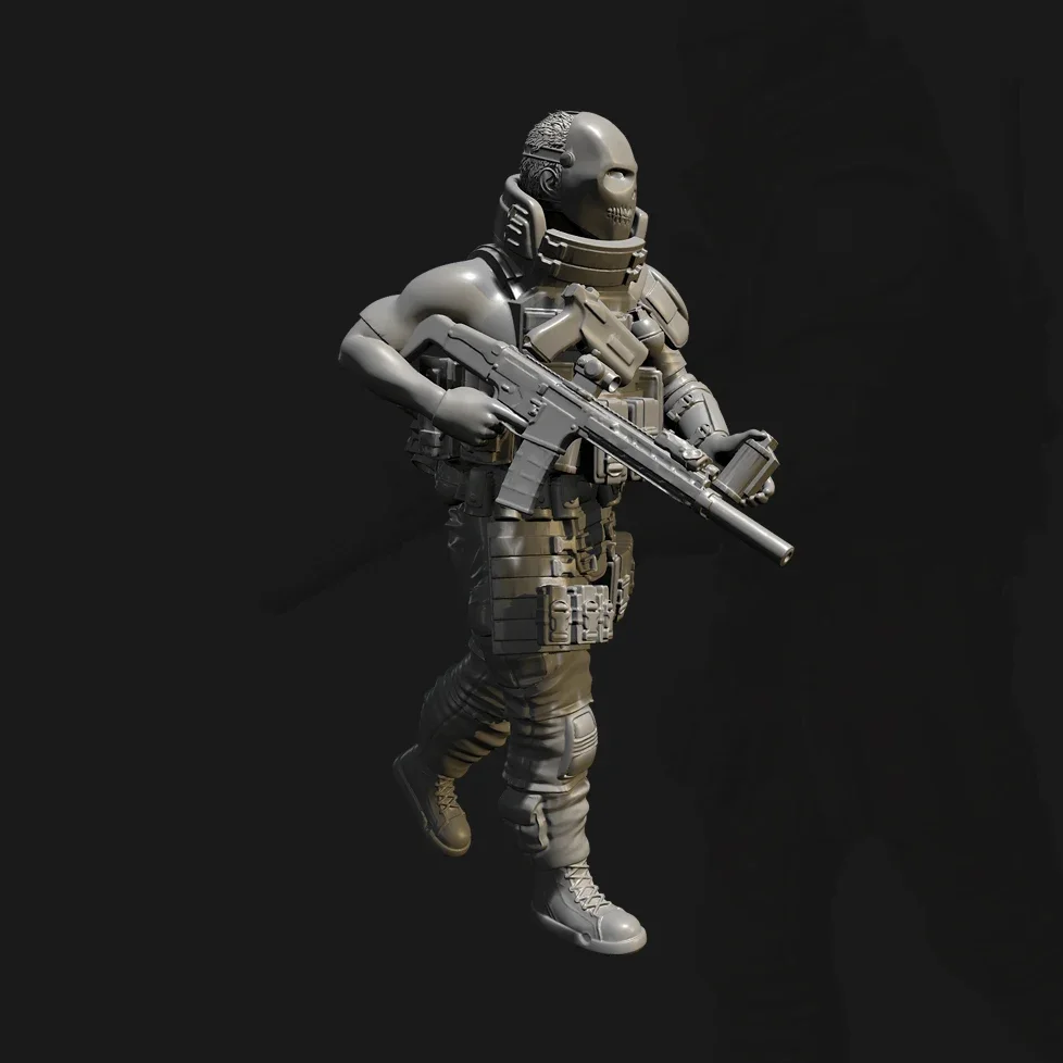 Высота Мужчины 38 мм 50 75 наборы моделей солдат из смолы бесцветные и самособранные