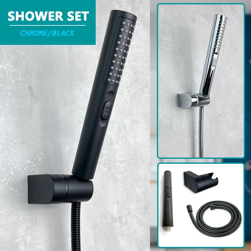 

Набор насадок для душа высокого давления, с держателем из АБС-пластика, 1,5 м