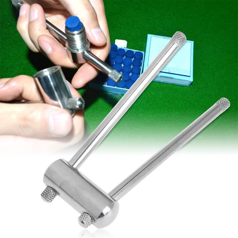 

New 1 Pc Billiards Snooker Cue Tips Suppressor for 11Mm / 14Mm Cue Tips Presser Shaping High Quality Billiard Accessories