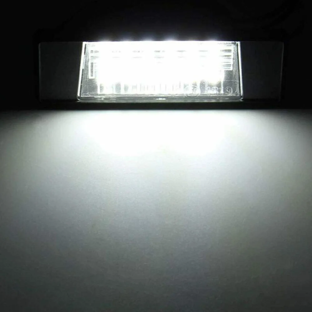 

2pcs 12V Car LED License Plate Light Canbus 26510 8990 A For Nissan Qashqai Versa X-trail Juke Patnfinder NV200 Infiniti Q50