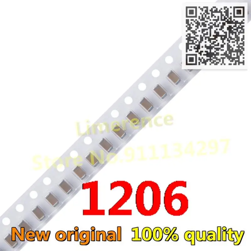 

Микроконденсатор 1206 НФ (474) ± 10% CC1206KKX7R9BB474 50 в