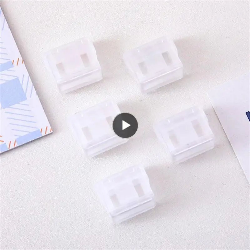 

Durable Securing Clips New Storage Folder Multicolor Multi-purpose Paper Clips Office Accessories Plastic Purple Binder Clips 1/