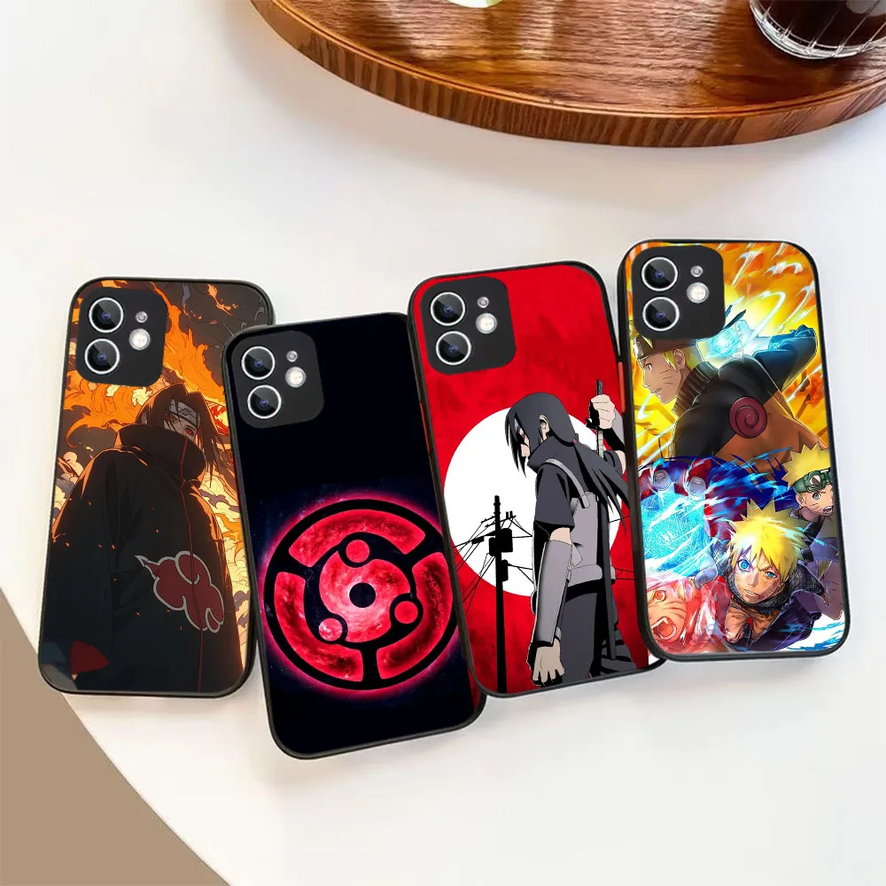 Черный силиконовый чехол для OPPO Reno 2 5 6 7 8 10 Zoom Lite Max WDA-26 N-Narutos Uchiha