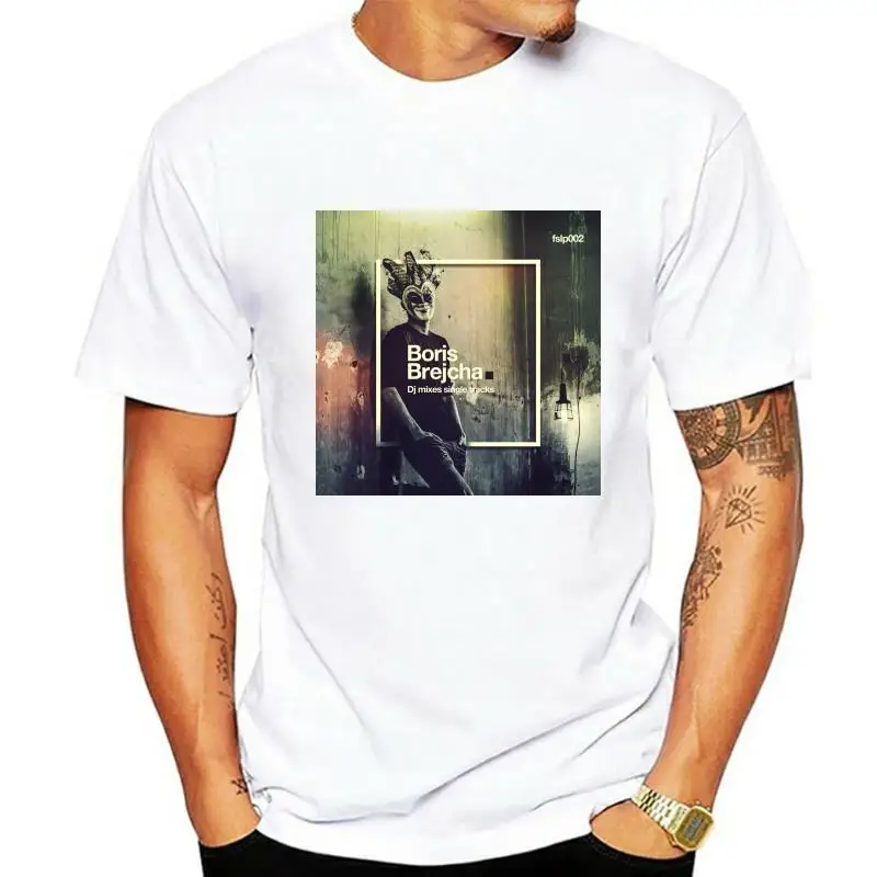 

DJ BORIS BREJCHA T-SHIRT High-Tech Minimal Techno Music Unisex men Cartoon Unisex New Fashion tees top t-shirt
