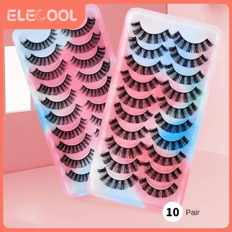 

Large Curvature Dense Natural Curling Thick Curled Eyelash Realistic Eyelash Extension False Eyelashes