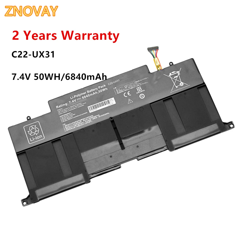 Смартфон ZNOVAY, 7,4 В, 50 Вт/ч, 6840 мАч