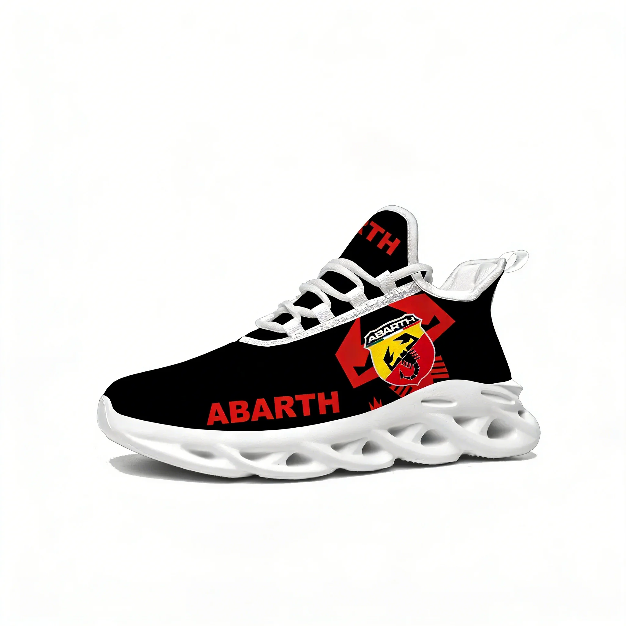 Фото Кроссовки A-Abarths Flats для мужчин и женщин, спортивная обувь для бега, высококачественная обувь с сетчатым верхом и шнуровкой, обувь на заказ №1