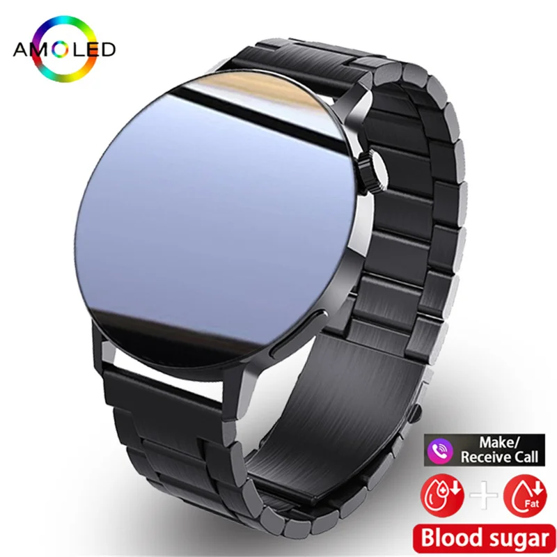 

2023 Original men's health smartwatch Bluetooth call heart rate blood pressure blood sugar health tracking For Android and IOS