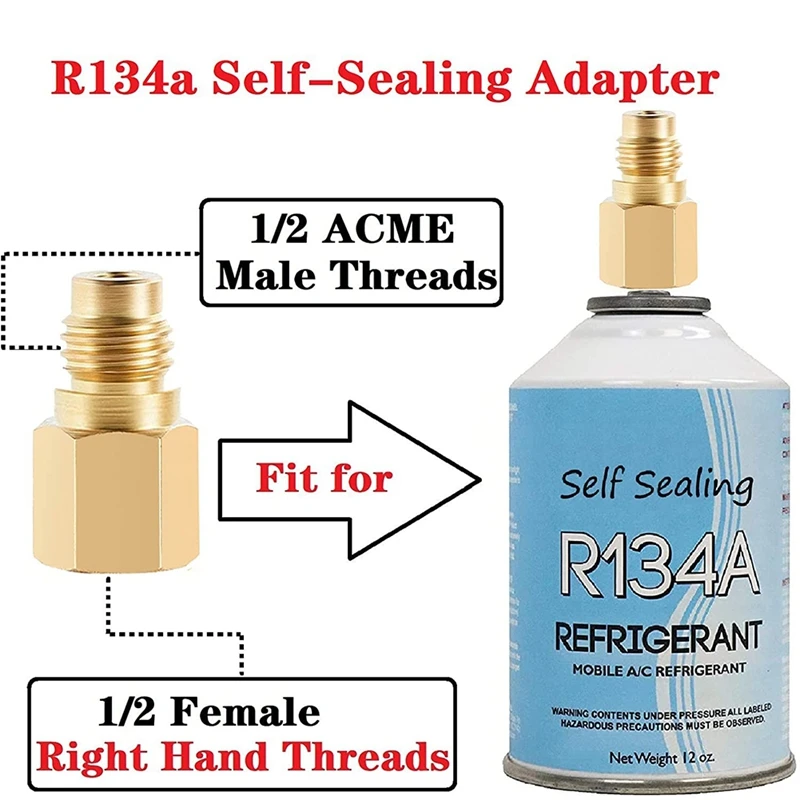 Охлаждающий шланг Freon R134A R12 R22 перезаряжаемый с манометром клапаном для пирсинга