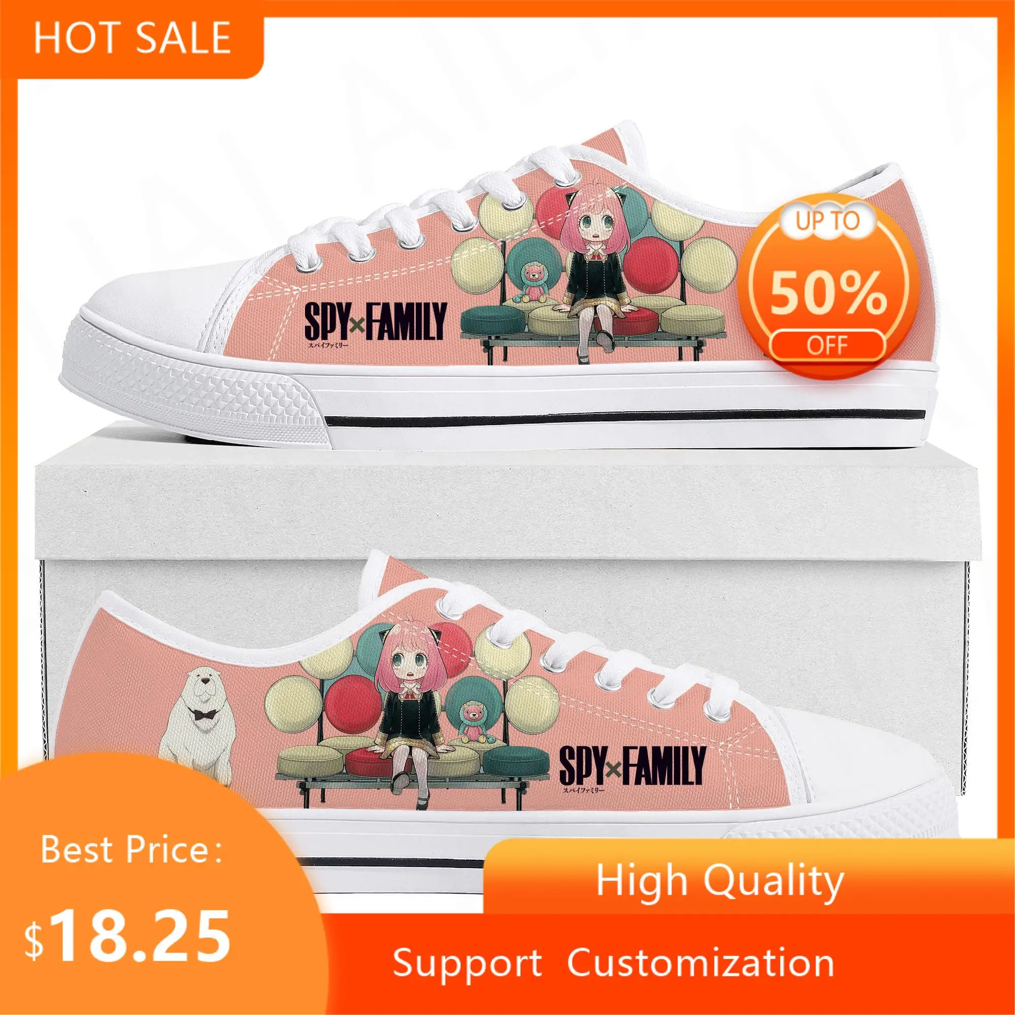 

Кроссовки мужские/женские парусиновые с низким верхом, на заказ