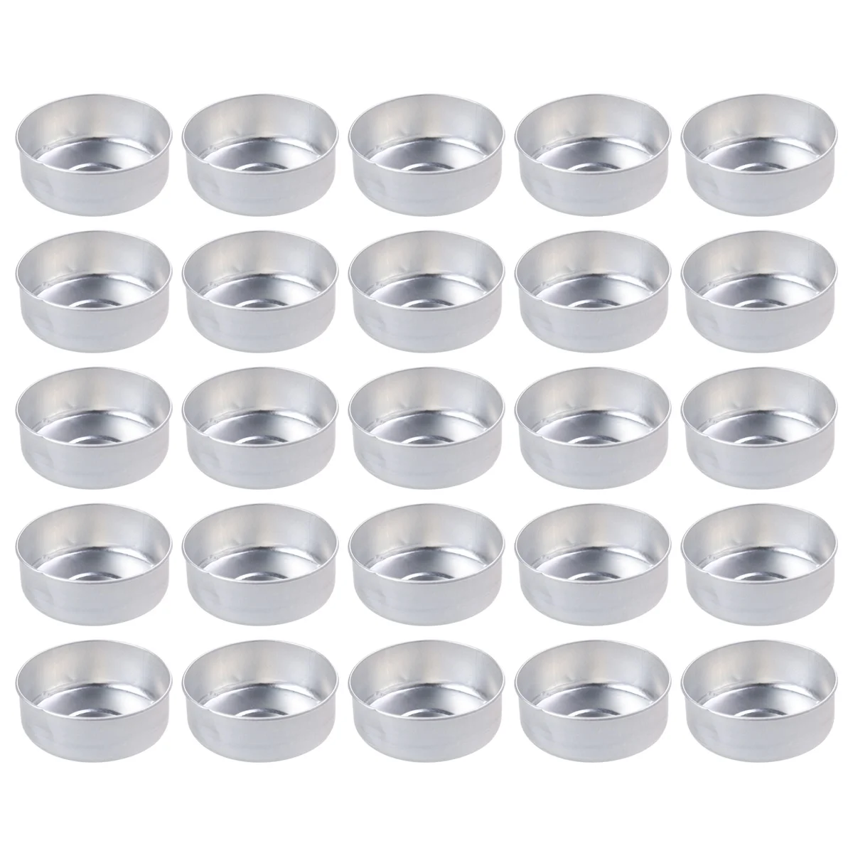 

Tea Light Cups Tealight Empty Tins Making Aluminum Tin Cup Holder Jar Containers Metal Candlestick Supplies Holders Container