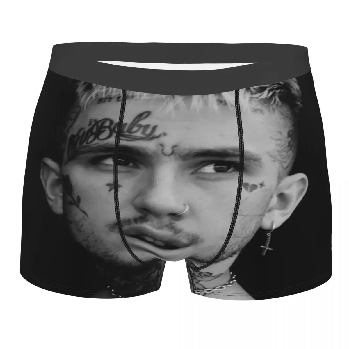 

Lil Peep 6 Man's Briefs Cool Personal For Men Korean Style Springy Man's Panties