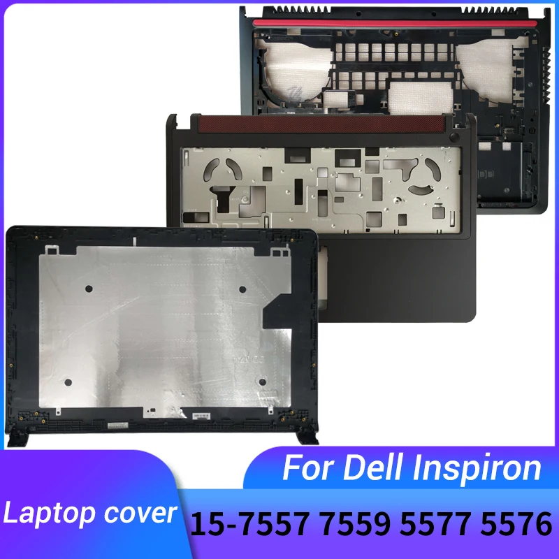 Фото Новинка для Dell Inspiron 15 7557 7559 5577 5576 0T9X28, задняя крышка ЖК-дисплея типа NTS без Atenna/подставка для рук, верхняя часть/нижняя часть корпуса ноутбука №1