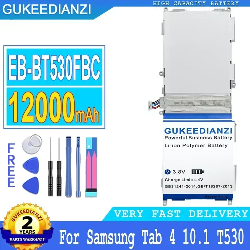 Сменный аккумулятор для Samsung Galaxy Tab4 Tab 4 SM-T530 T533 T535 T531 T537 Аккумуляторы EB-BT530FBC 12000 мАч
