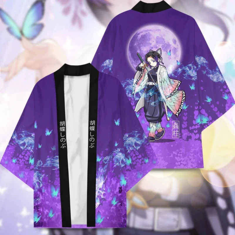 

Demon Slayer Tanjirou Kamado Cosplay Costume Kimono Cloak Pajamas Coat Top Sets Role Playing Uniform Adults Unisex