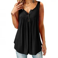 2022 tank tops fashion loose women casual summer top tees simple sleeveless t shirt sexy tshirts camisetas summer vest plus size