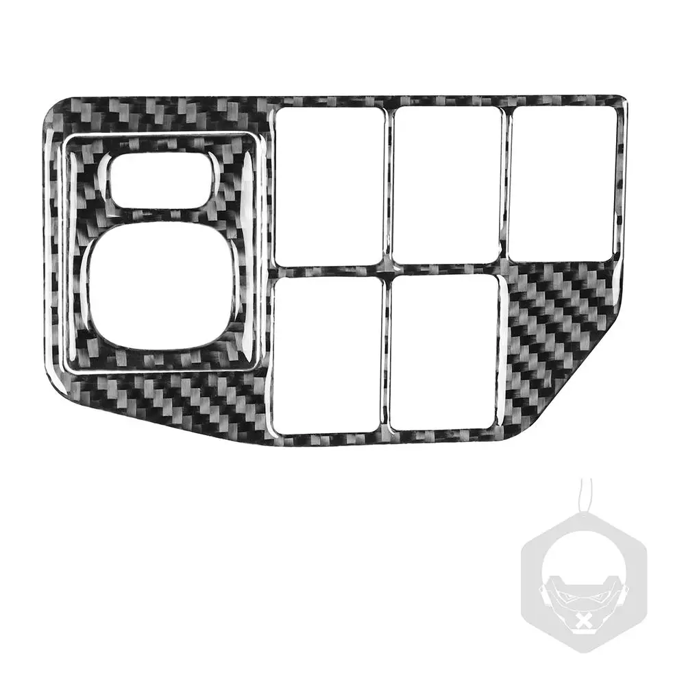 

Панель переключателя зеркала заднего вида из углеродного волокна, 2 шт./компл., декоративная наклейка, стильные аксессуары для автомобиля ...