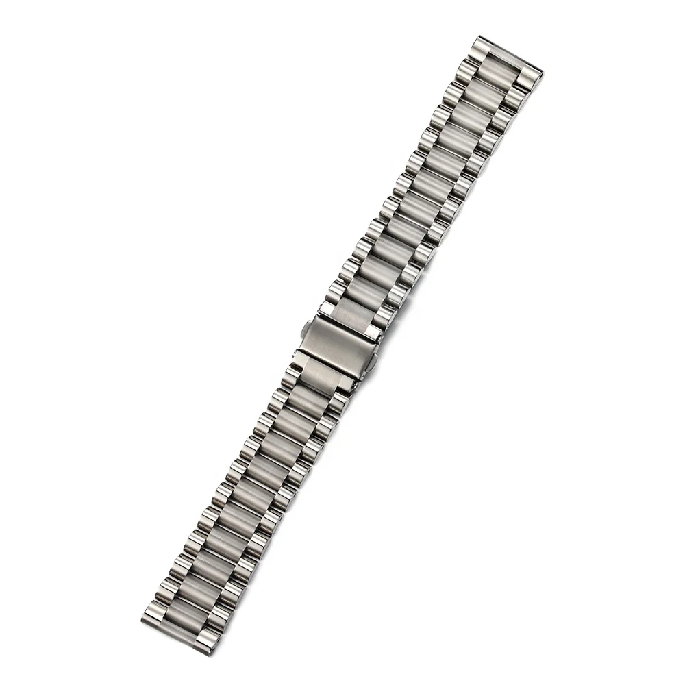 Silver 20mm 22mm 316L Stainless Steel Watch Band With Quick Release Bar Fit For RLX SKX Watch Universal Smart Watch