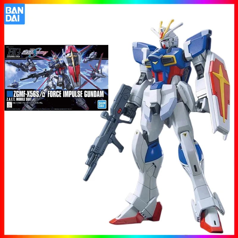 

Bandai Original SEED DESTINY HGUC 1/144 ZGMF-X56S/α Force Impulse Gundam Joints Figure Assembly Model Collectible Toys