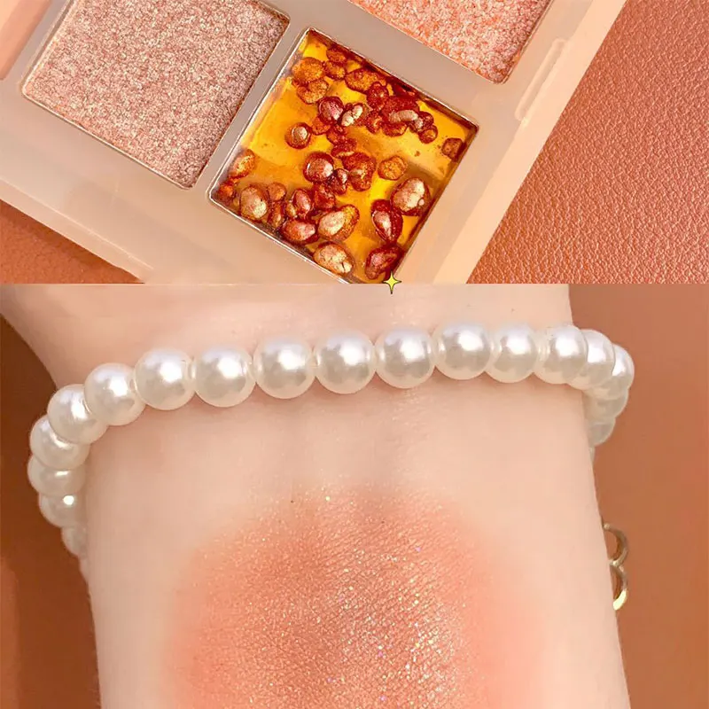 Shimmer Pearlescent Eyeshadow Palette Long-lasting Waterproof Eyeshadow Glitter For Eyes Korean Makeup Comestic Tools Wholesale