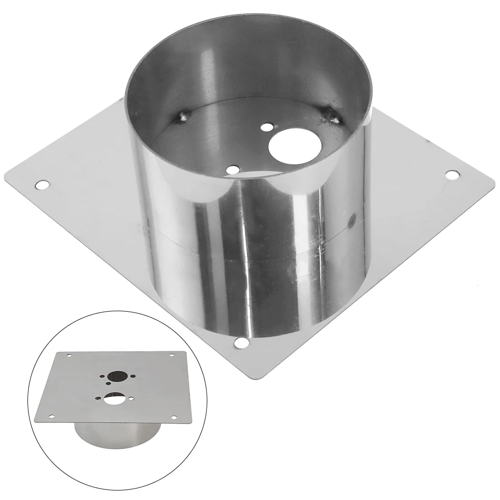 

Car Diesel Heater Mounting Plate Stainless Steel 60mm Turret Planar Air Diesel Parking Heater Base Mounting Bracket Floor Plate