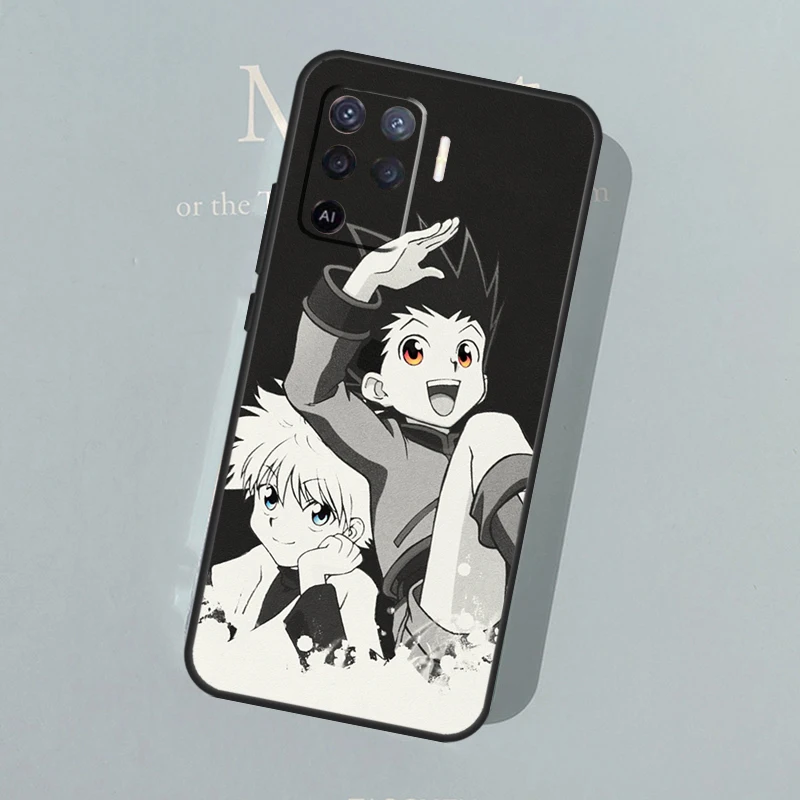 Hunter X Gon Killua для OPPO A5 A9 2020 чехол A94 A74 A54 A31 A53 A53S A83 A91 A52 A72 A15 задняя крышка |