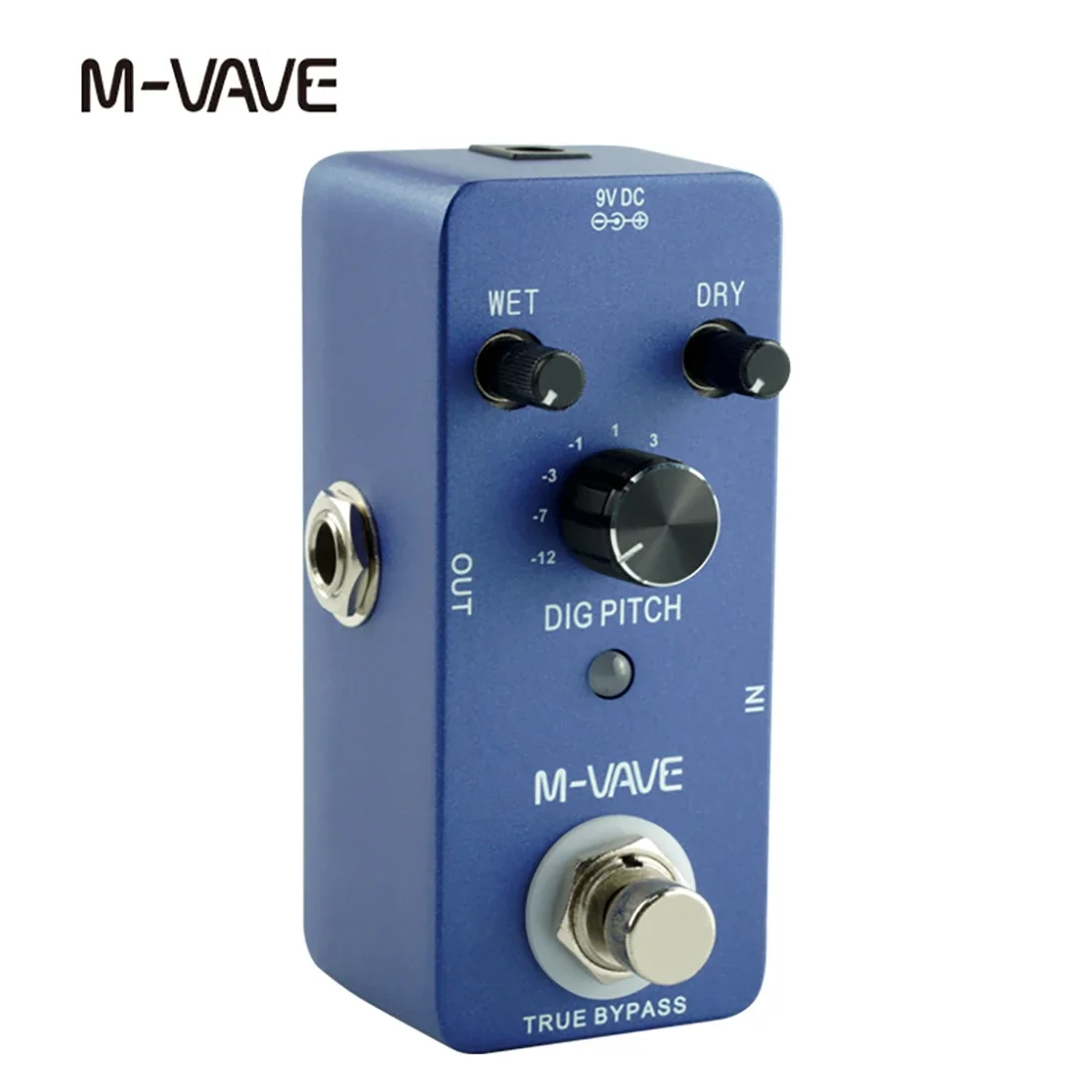Педальный Эффект M-VAVE DIG Для Электрогитары — 9-ступенчатый Переключатель True Bypass