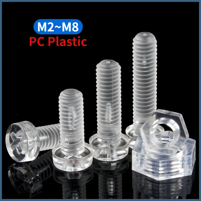 

Пластиковые винты Phillips с гайками M2-M8