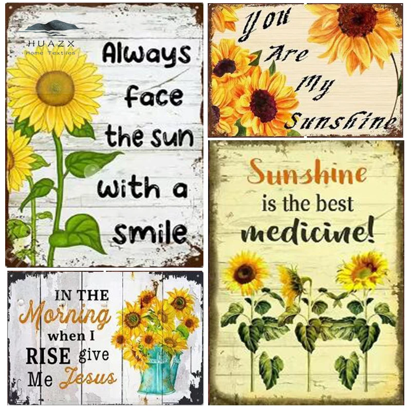 

Floral Pattern Metal Signs for Florist's Shop Store Club Home Tin Sign Decorative Plaques Painting Wall Aesthetical Decoration