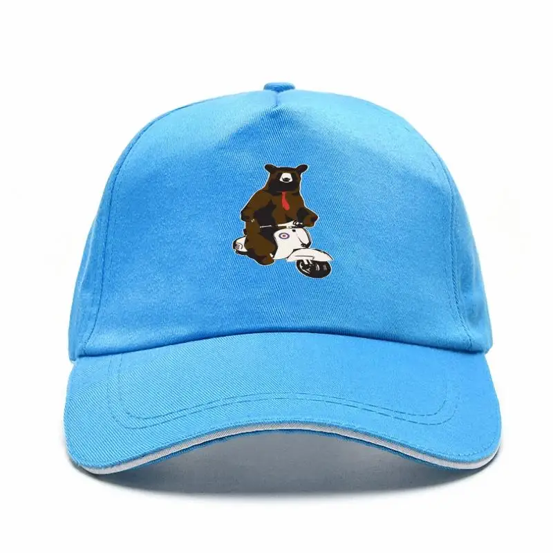 

New cap hat 2022 Printed Men Cotton Baseball Cap Scooter Bear Women