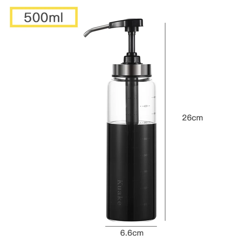 

Bottle Pump Dispenser Sauce Syrupoil Ketchup Condiment Squeeze Press Bottles Olive Honey Kitchen Simple Salad Condiments Storage