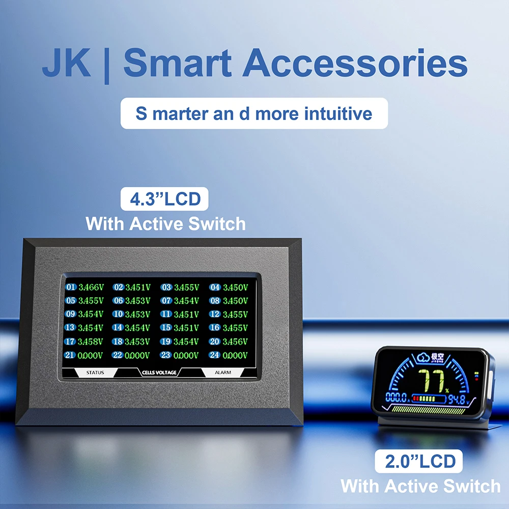 

JIKONG BMS Accessory 4.3 inch LCD Display 2 inch LCD Jk BMS Spare Part