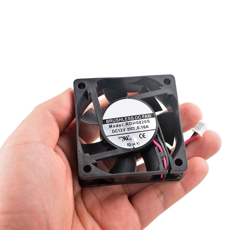RDH6020S 6 см 60 мм вентилятор 60x60x20 DC12V 0 16A 2pin 4200 об/мин осевой охлаждения для блока