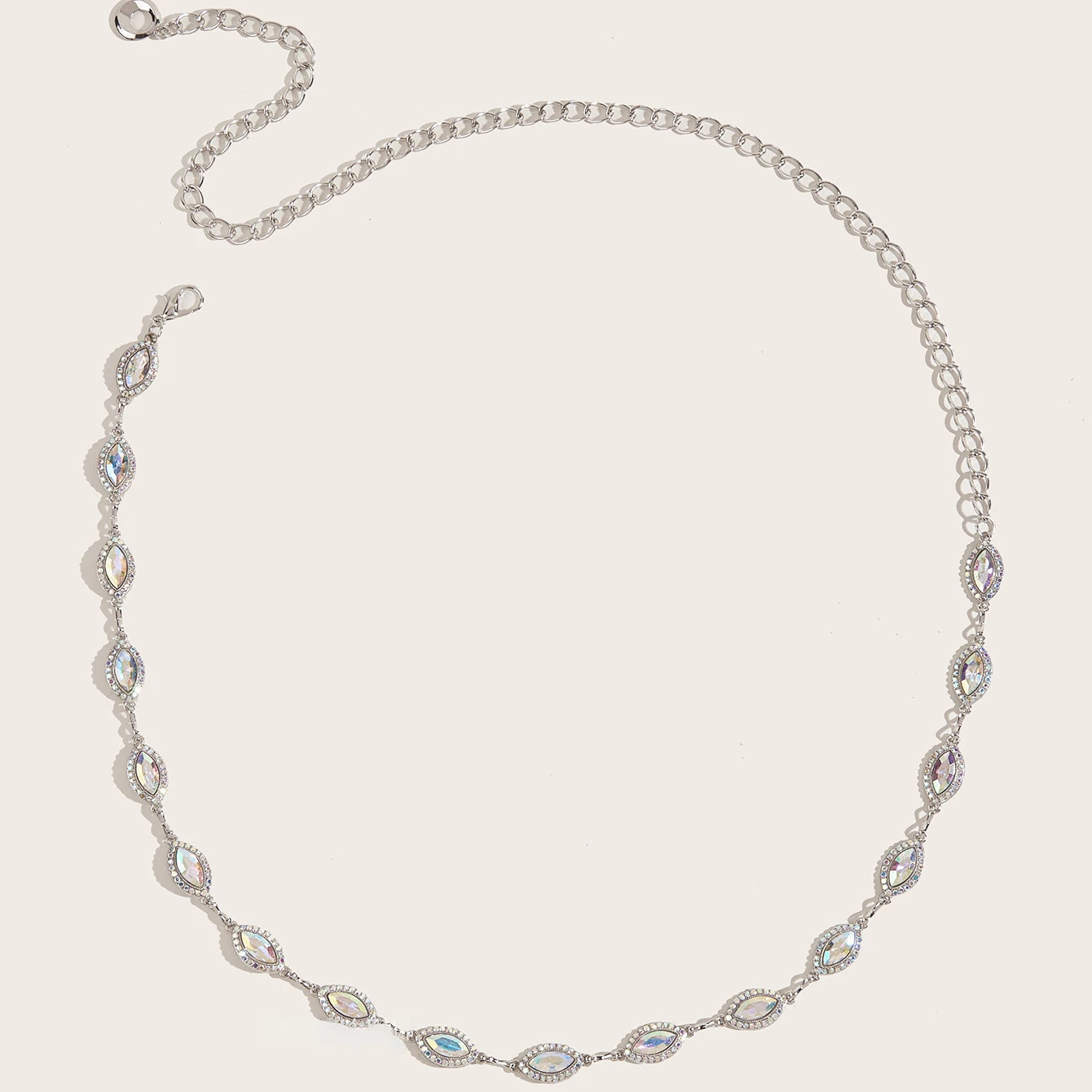 

Super flash rhinestone waist chain women's fashion sexy decoration simple