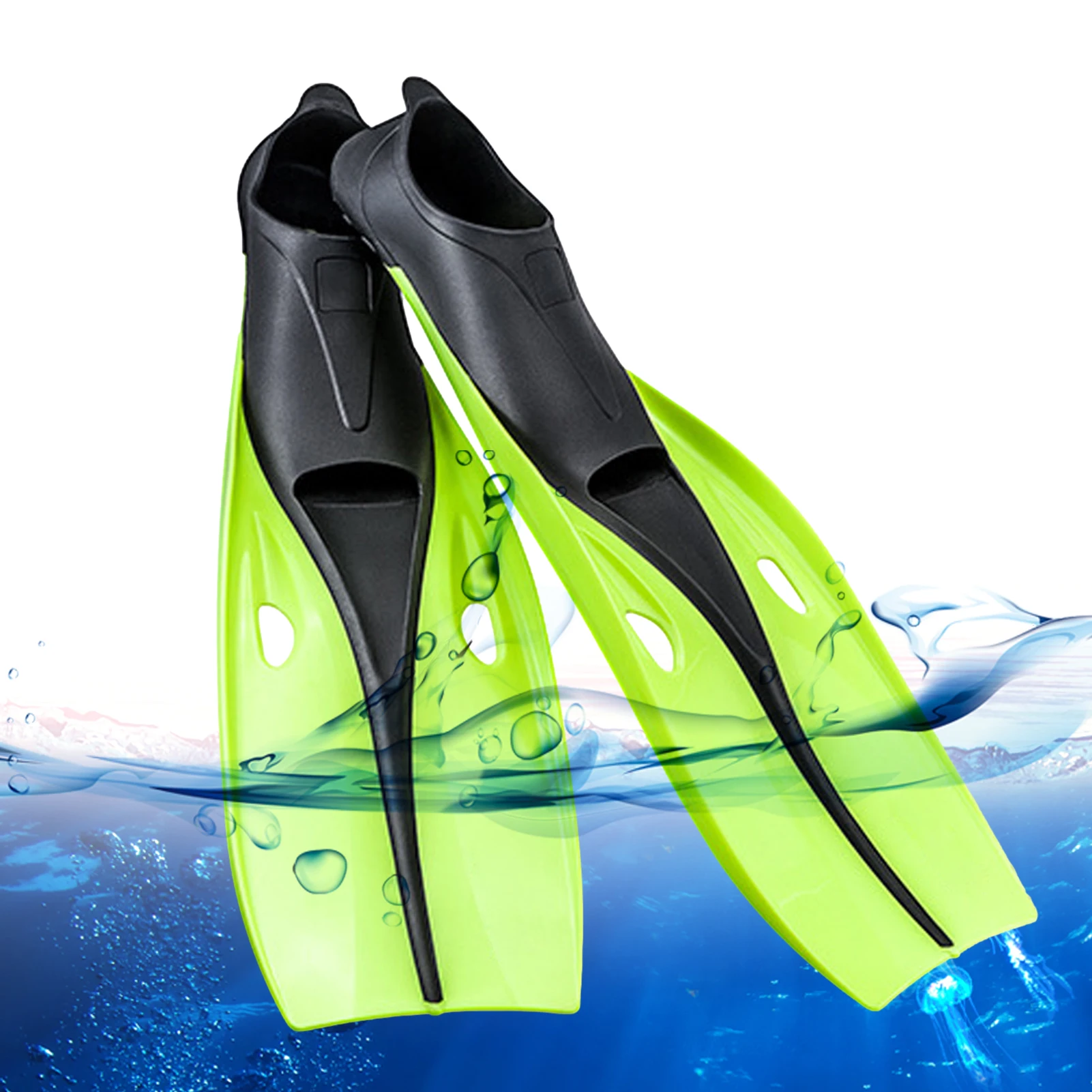 

Snorkel Fins Snorkel Fins Light Full Foot Pocket Travel Size Flippers Open Heel Swim Flippers Travel Size Long Swim Fins For