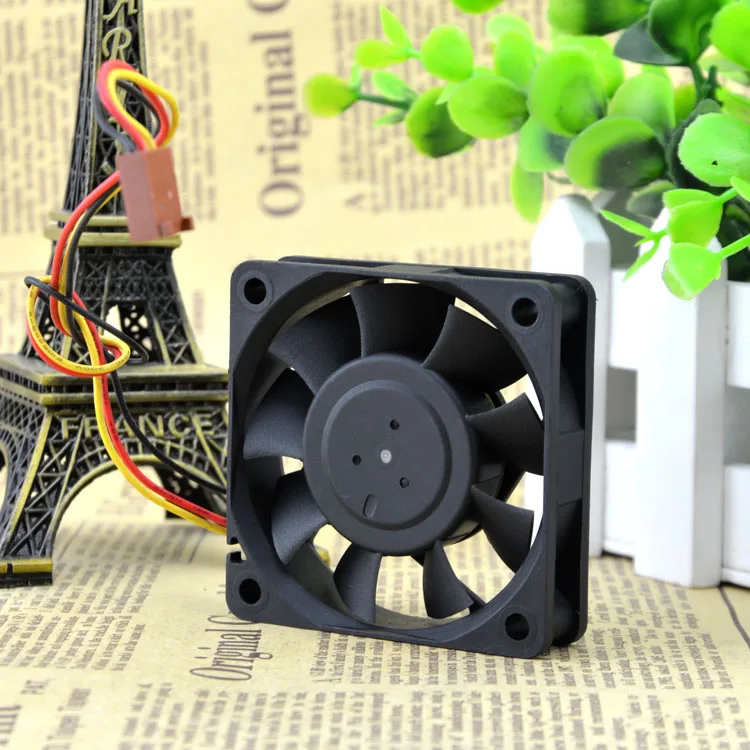 

DELTA 6015 12V 0.12A 6CM 6CM 3-WIRE CPU COMPUTER CHASSIS FAN AFB0612MB