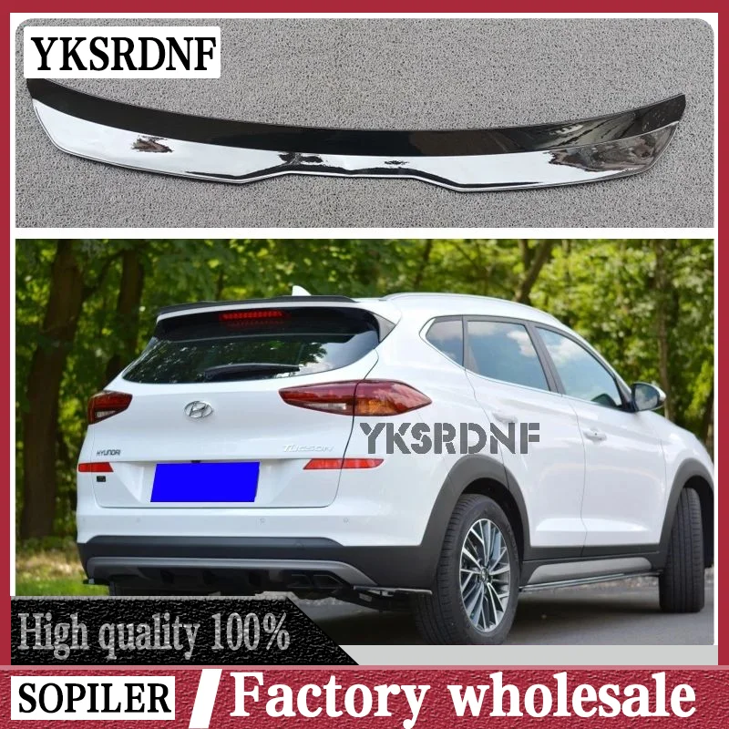 

Задний спойлер на крышу для Hyundai Tucson TL Facelift 2019 + спойлер для хэтчбека из АБС-пластика блестящий черный Автомобильный спойлер