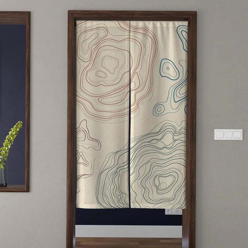 Скандинавская штора для перегородки