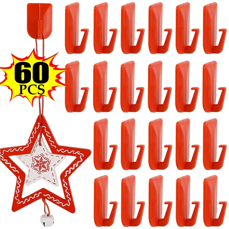 

Hook Sticky Strong Wall Key Hook Christmas Home Mini Self Adhesive Kitchen Holder Bathroom Storage Hooks Organizer Hanging Decor