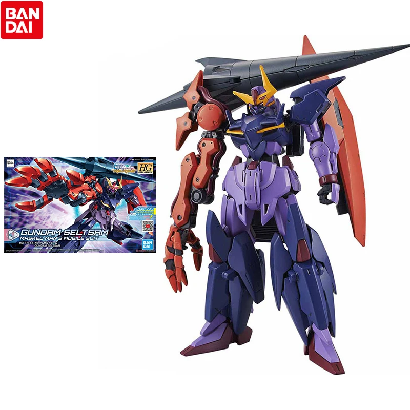 

Bandai Gundam Model Kit Anime Figure HGBD:R 09 1/144 Gundam Seltsam Genuine Gunpla Model Action Toy Figure Toys for Children