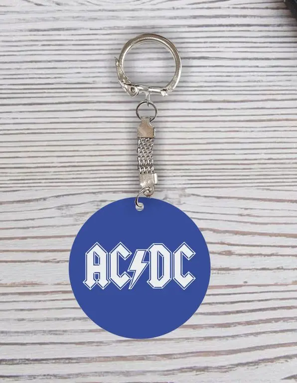 Брелок с гравировкой AC/DC Эй-си/ди-си №14 | Украшения и аксессуары