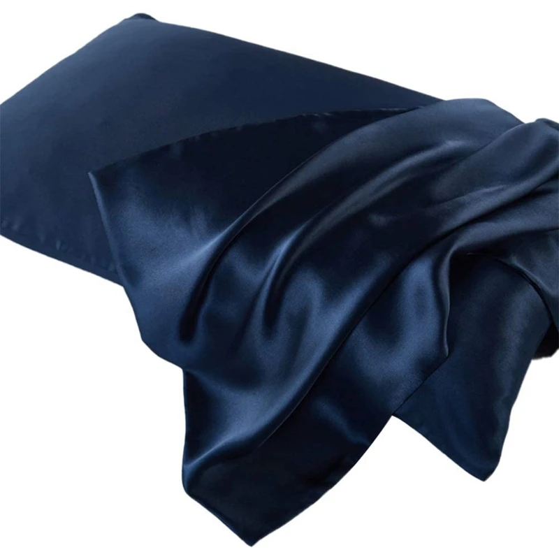 

Promotion! Mulberry Silk Pillowcase, Both Sides Are 100Pure Mulberry Silk Hypoallergenic, with Invisible Zipper, Healthy Skin.