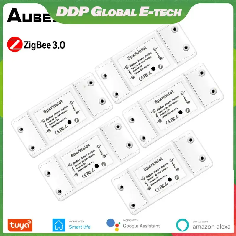 

Remote Control Universal Breaker 10a Wireless Light Switch Zigbee3.0 Timer Smart Light Switch Moudle Switch Smart Home