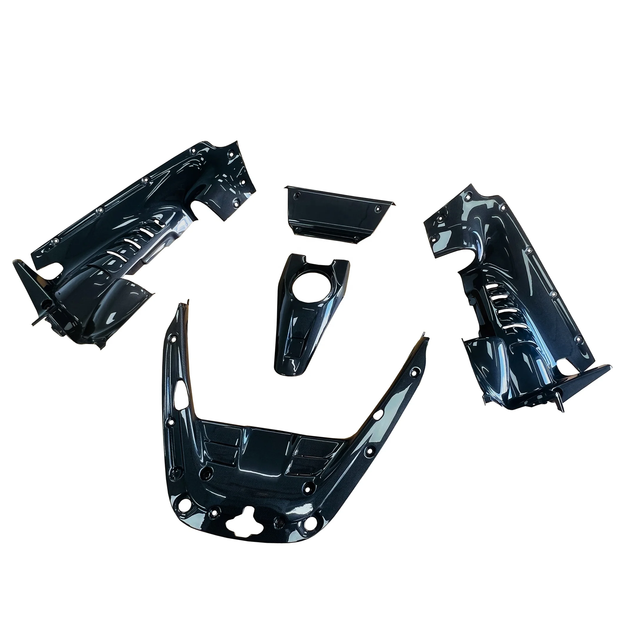 Отсек для двигателя SF90 из сухого углеродного волокна Fe rrari Prepreg крышка накладка на