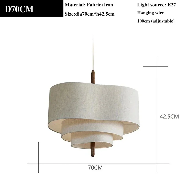 

Подвесной светильник YANKE тканевый E27