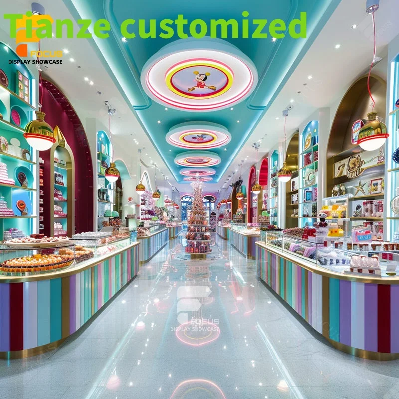 Поставщик приборов по индивидуальному заказу Витрин Сладкое стекло Магазин