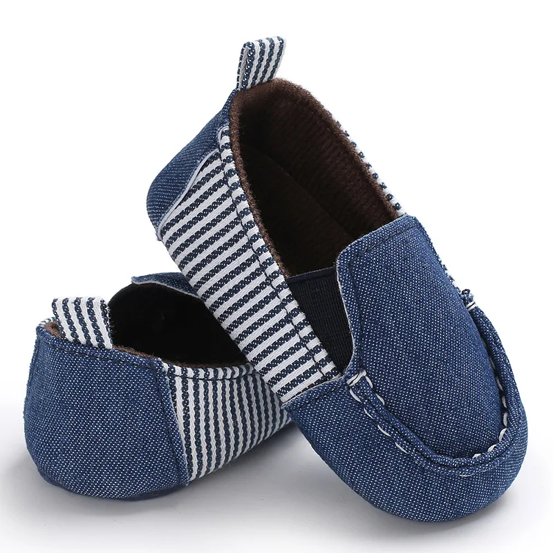 Baby Boys Girls Shoes 0-18m Newborn Toddler Soft Sole Canvas Shoes Infant Toddler Prewaler Kids Non-