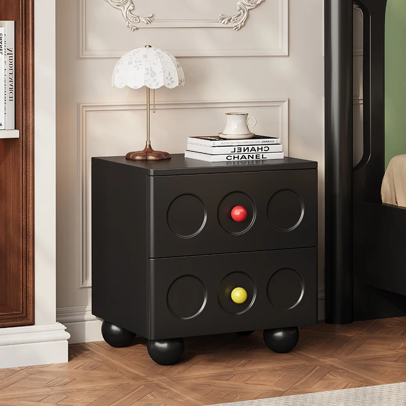 Классическая белая тумбочка деревянный современный европейский роскошный шкаф