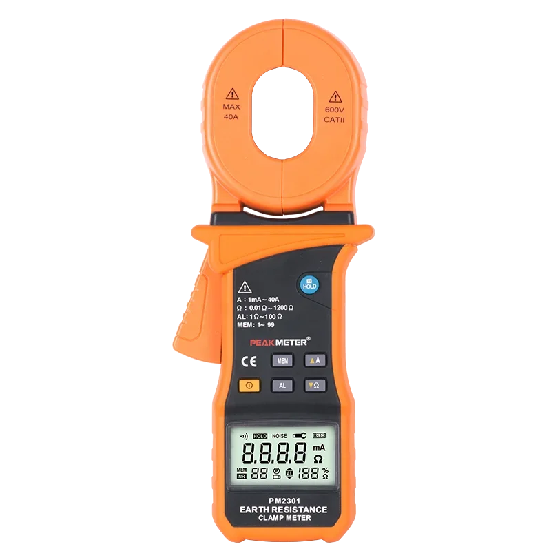 MS2301 Высокочувствительный цифровой зажим для земли на измерении сопротивления